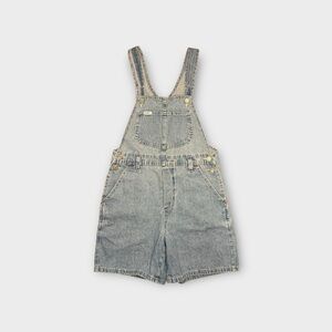 Lee Brand Vintage Light Wash Denim Shortall Overalls